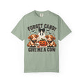 Halloween Cow T-Shirt — “Forget Candy, Give Me a Cow” Cute Spooky Farm Tee