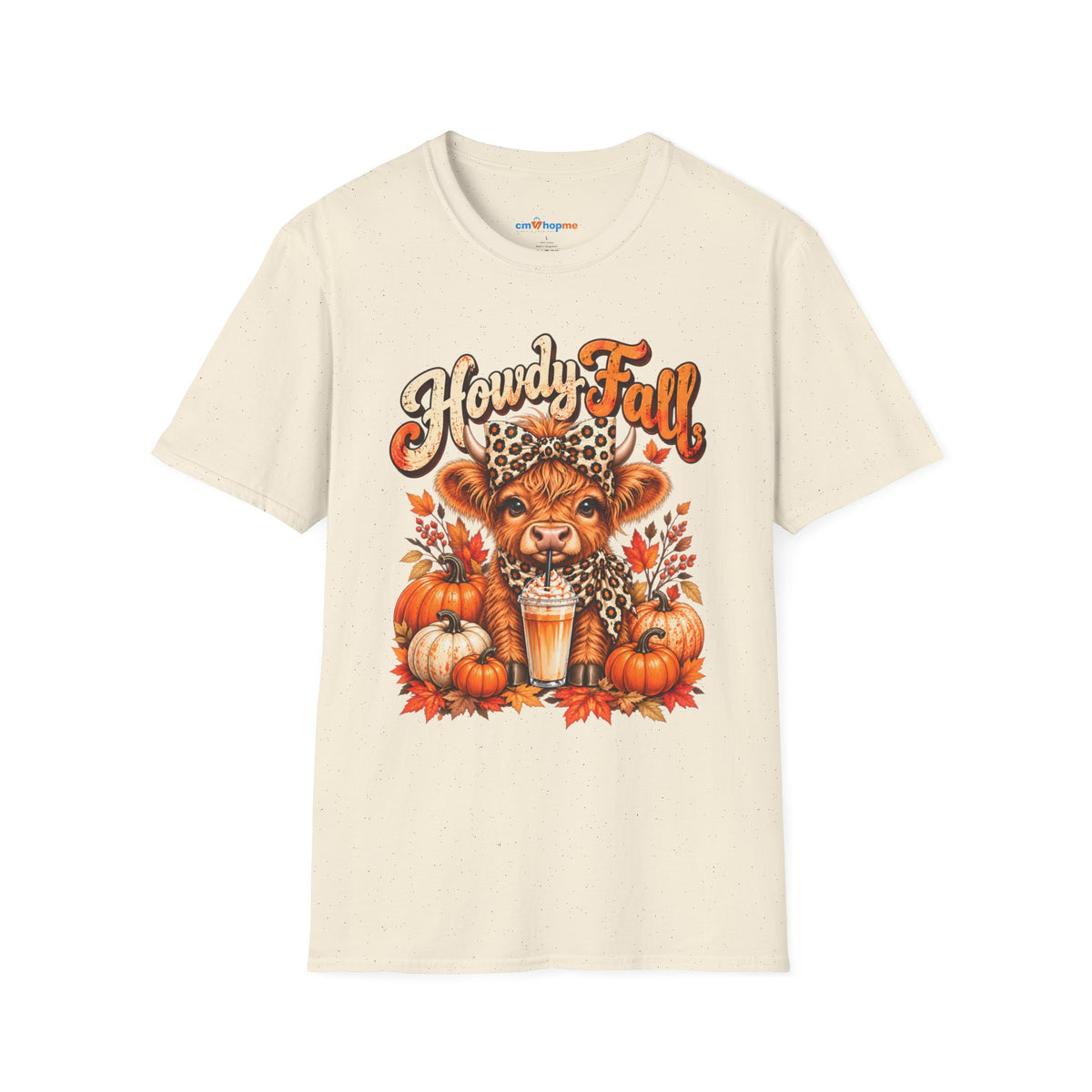 Howdy Fall T‑Shirt — Cute Lion Cub Pumpkin Spice Autumn Tee