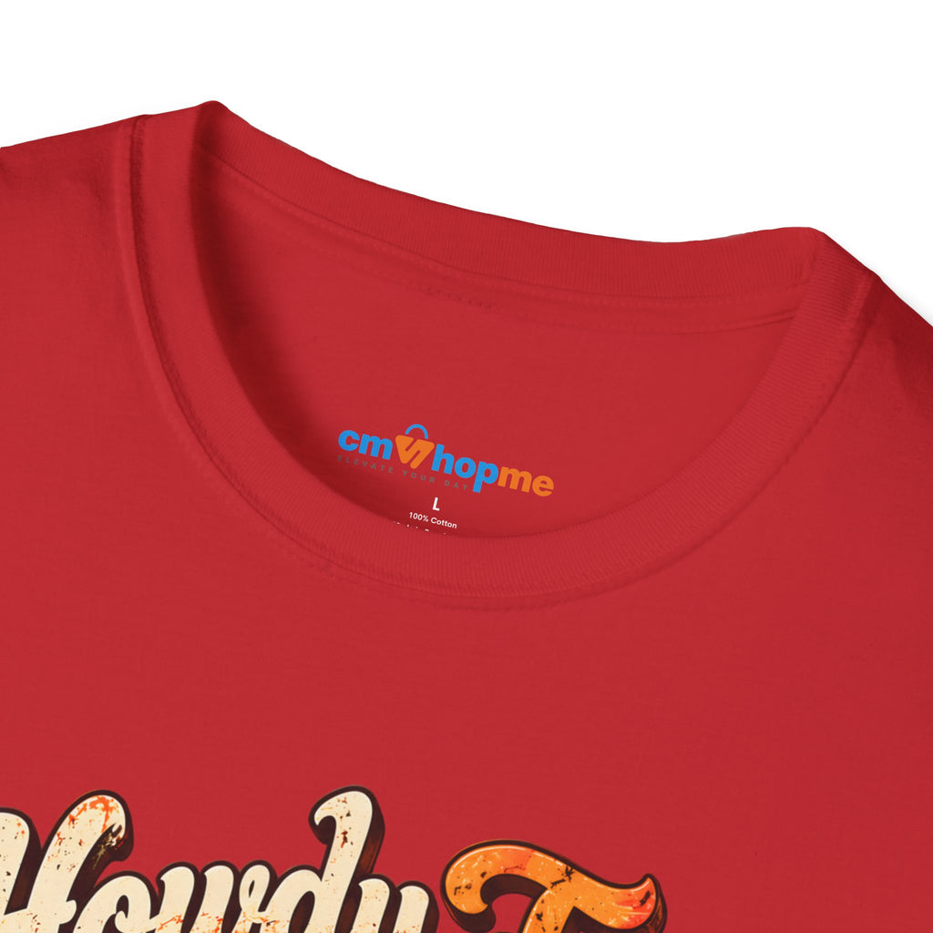 Howdy Fall T‑Shirt — Cute Lion Cub Pumpkin Spice Autumn Tee