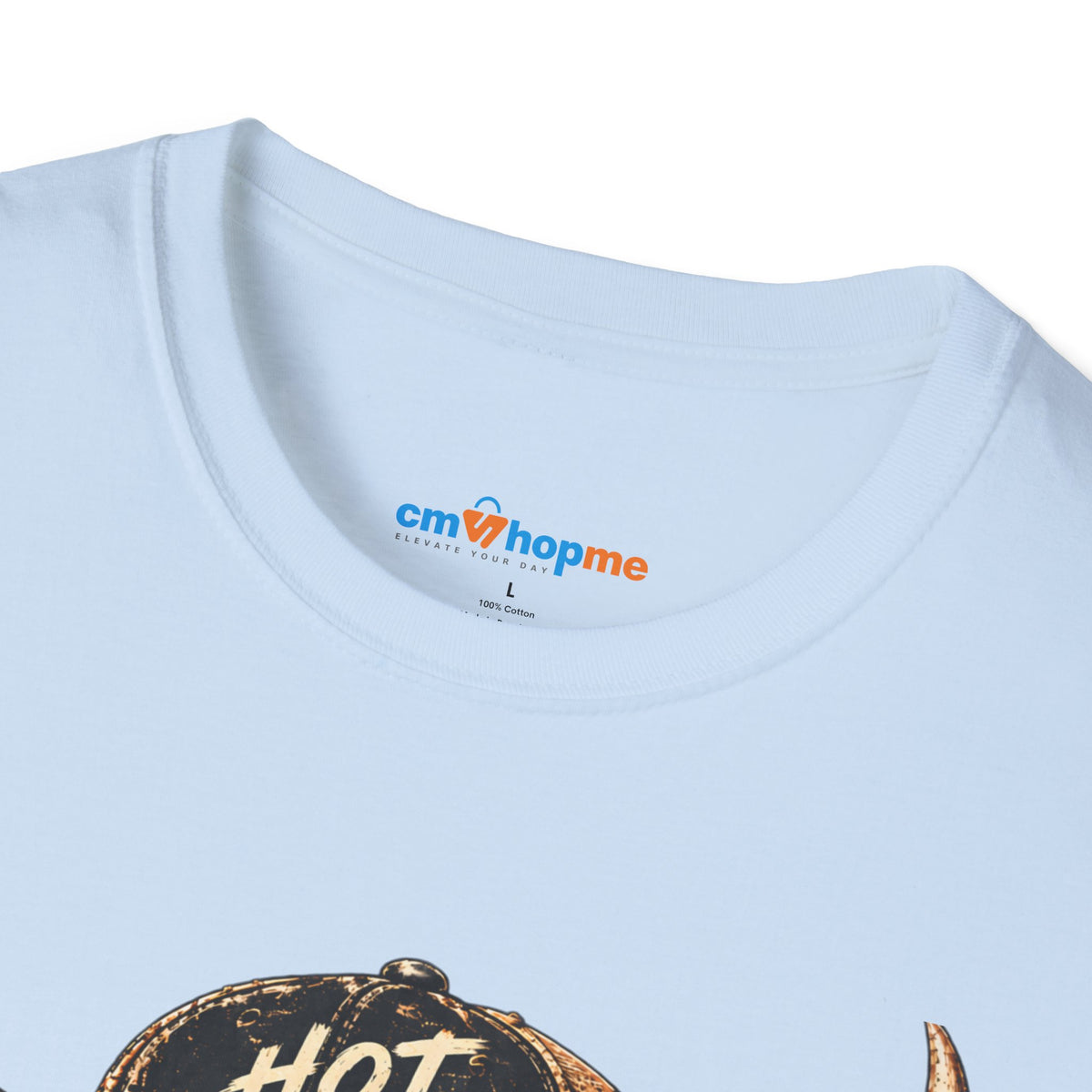 Hot Mess Highland Cow T-Shirt — Funny Cow with 'Hot Mess' Cap & Leopard Mug