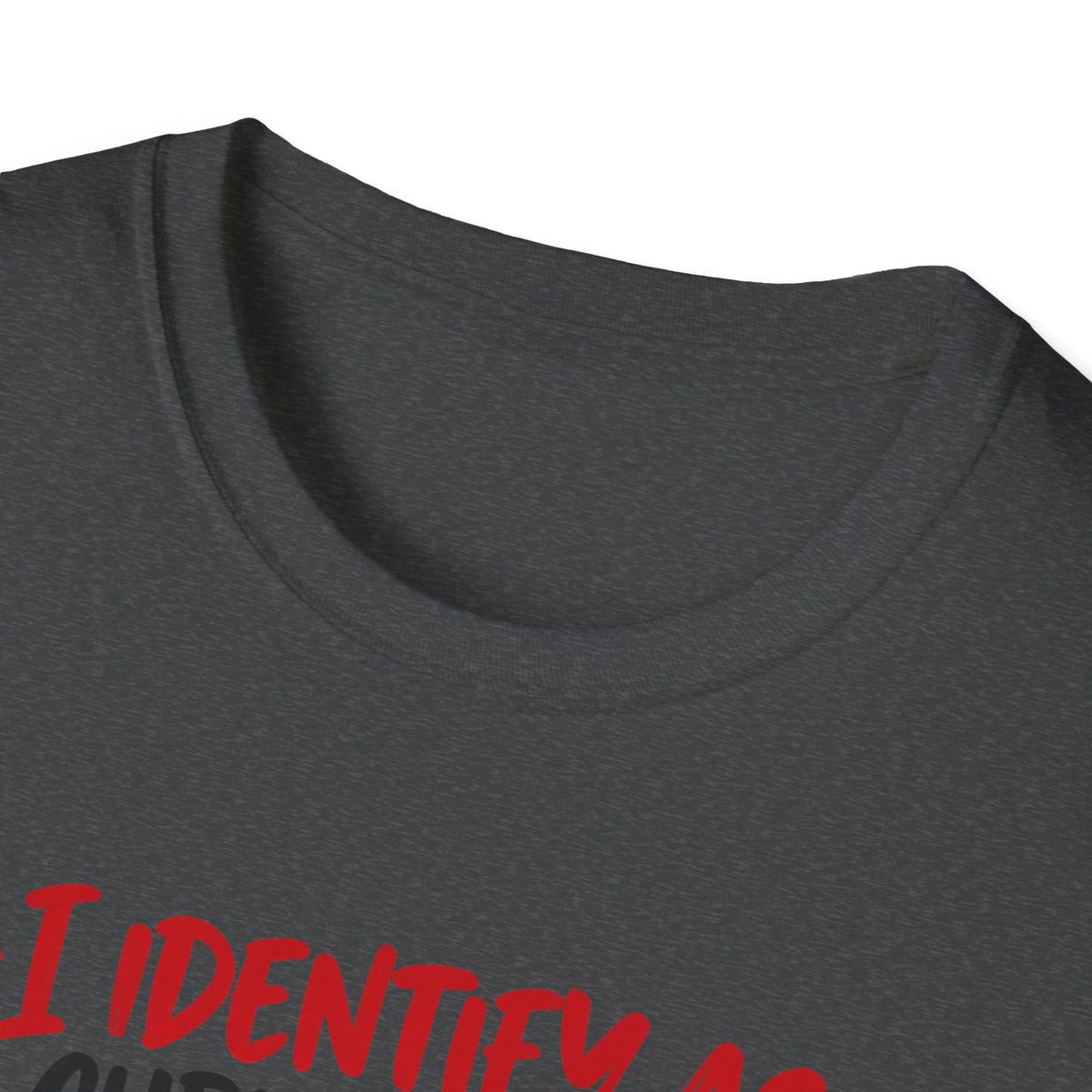 Christmas Tree Graphic T-Shirt — "I Identify As: A Christmas Tree" Funny Holiday Tee