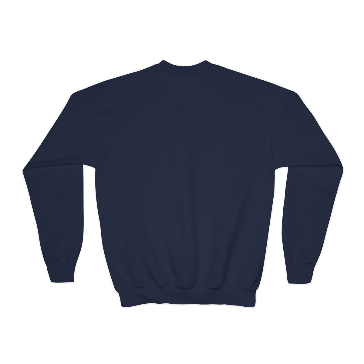 Crazy Highland Cow Lady Youth Crewneck Sweatshirt