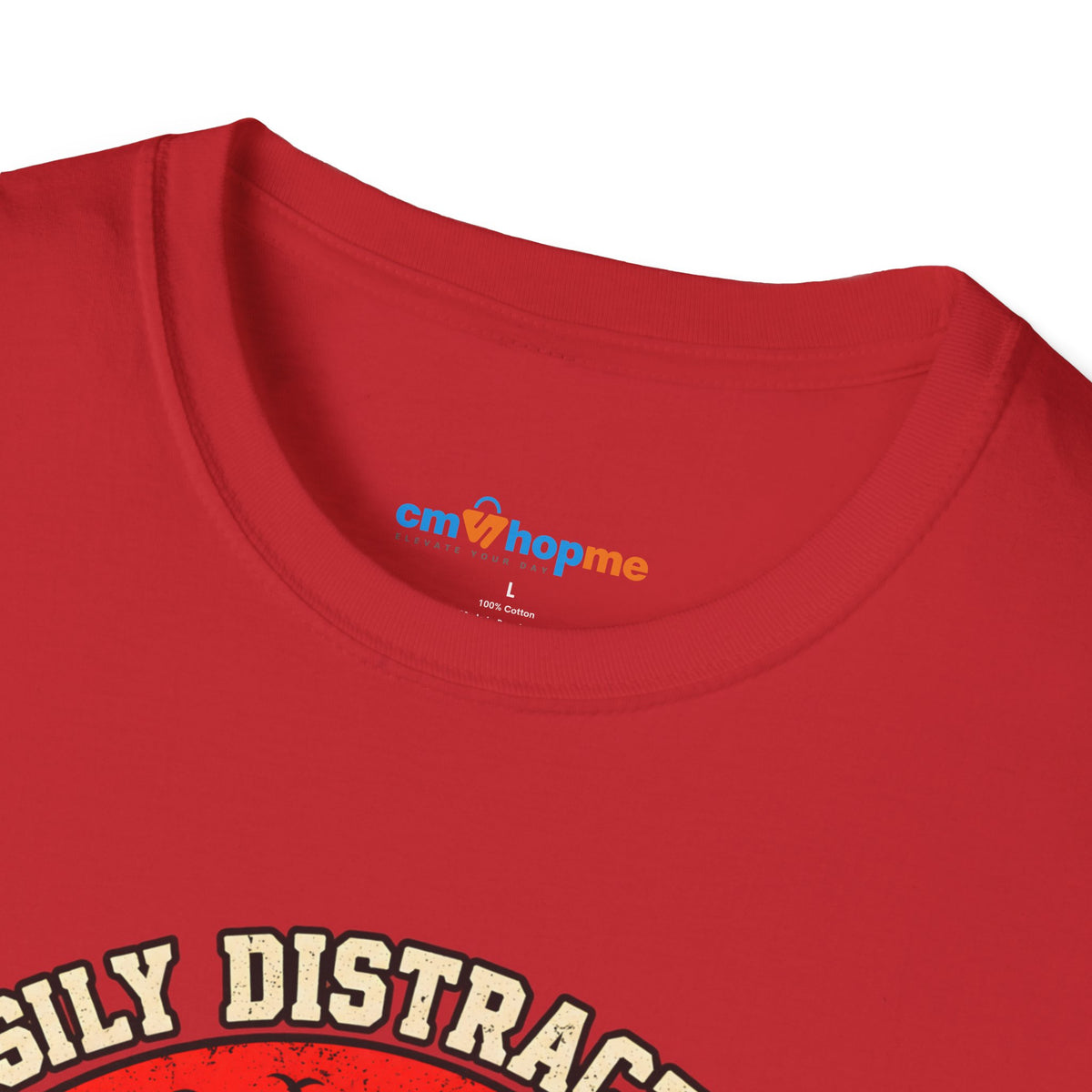Highland Cows T-Shirt — "Easily Distracted by Highland Cows" Retro Graphic Tee