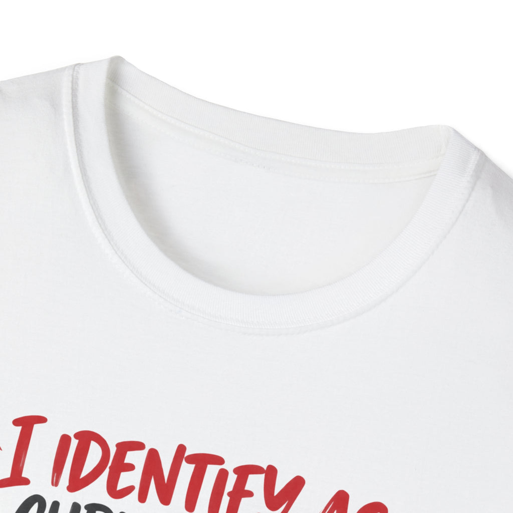 Christmas Tree Graphic T-Shirt — "I Identify As: A Christmas Tree" Funny Holiday Tee