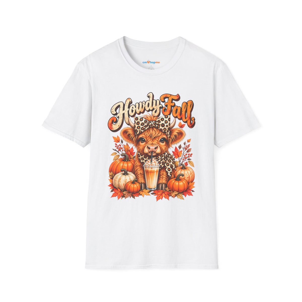 Howdy Fall T‑Shirt — Cute Lion Cub Pumpkin Spice Autumn Tee