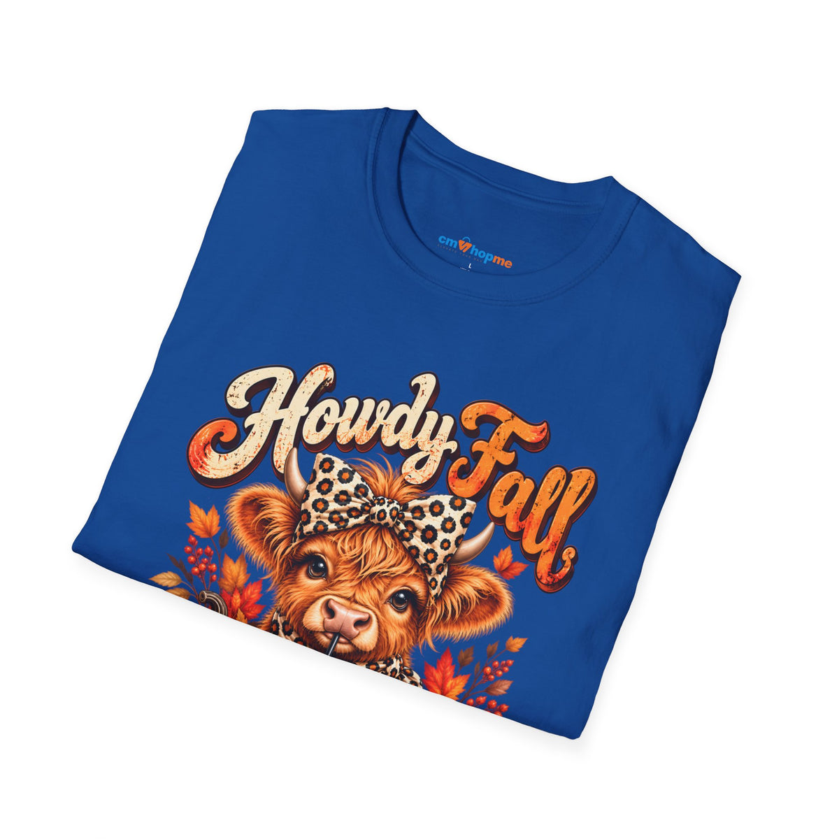 Howdy Fall T‑Shirt — Cute Lion Cub Pumpkin Spice Autumn Tee