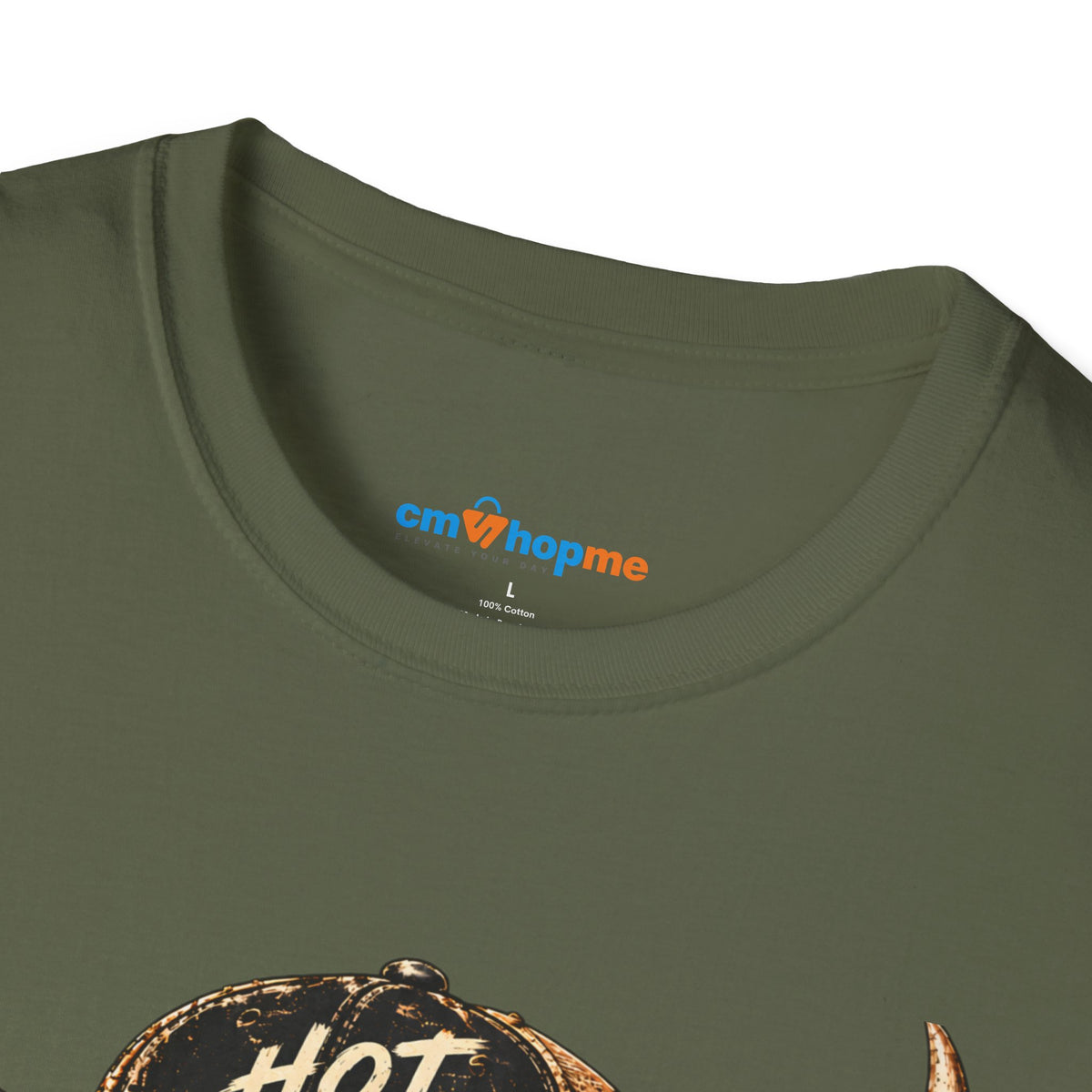 Hot Mess Highland Cow T-Shirt — Funny Cow with 'Hot Mess' Cap & Leopard Mug