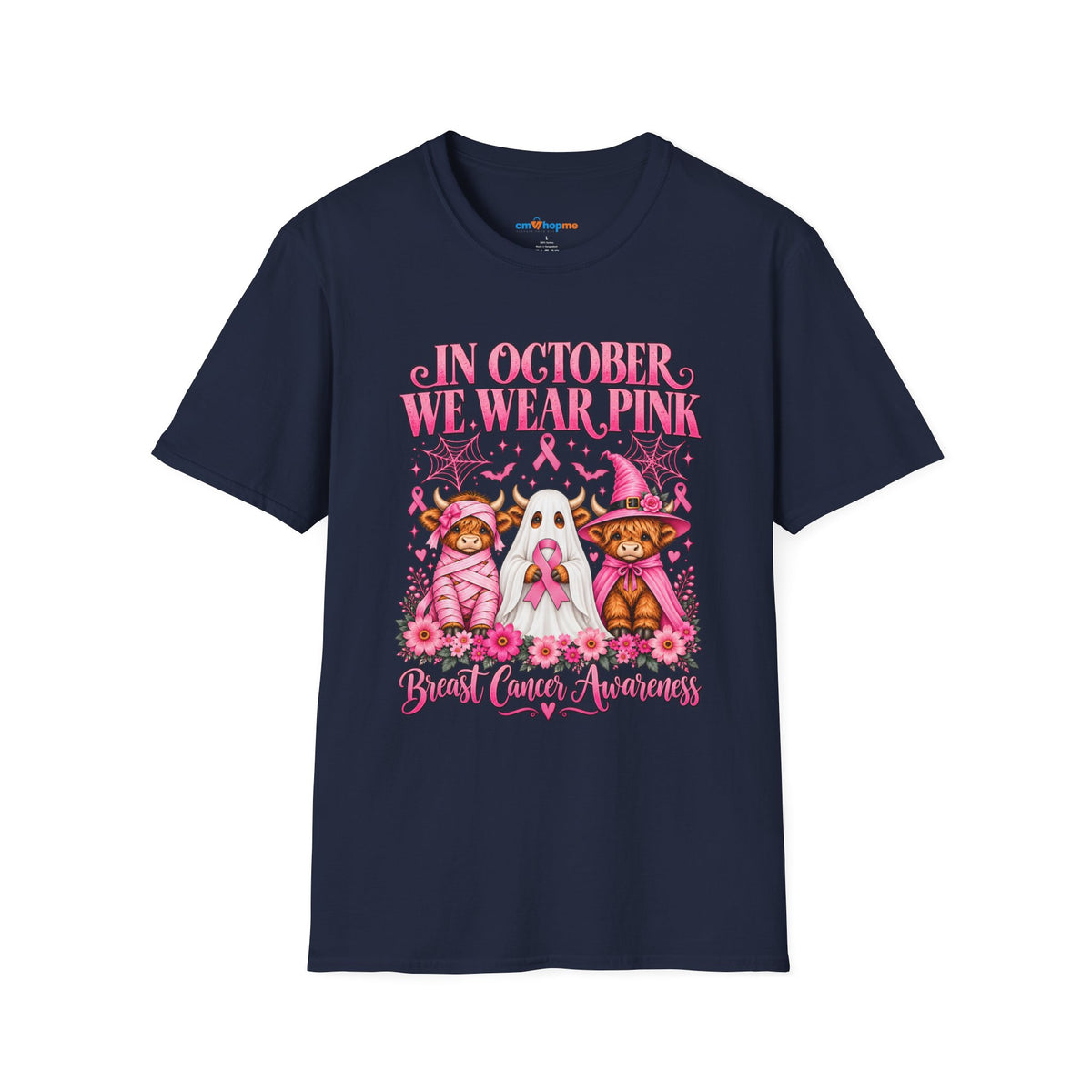 Breast Cancer Awareness T-Shirt — "In October We Wear Pink"