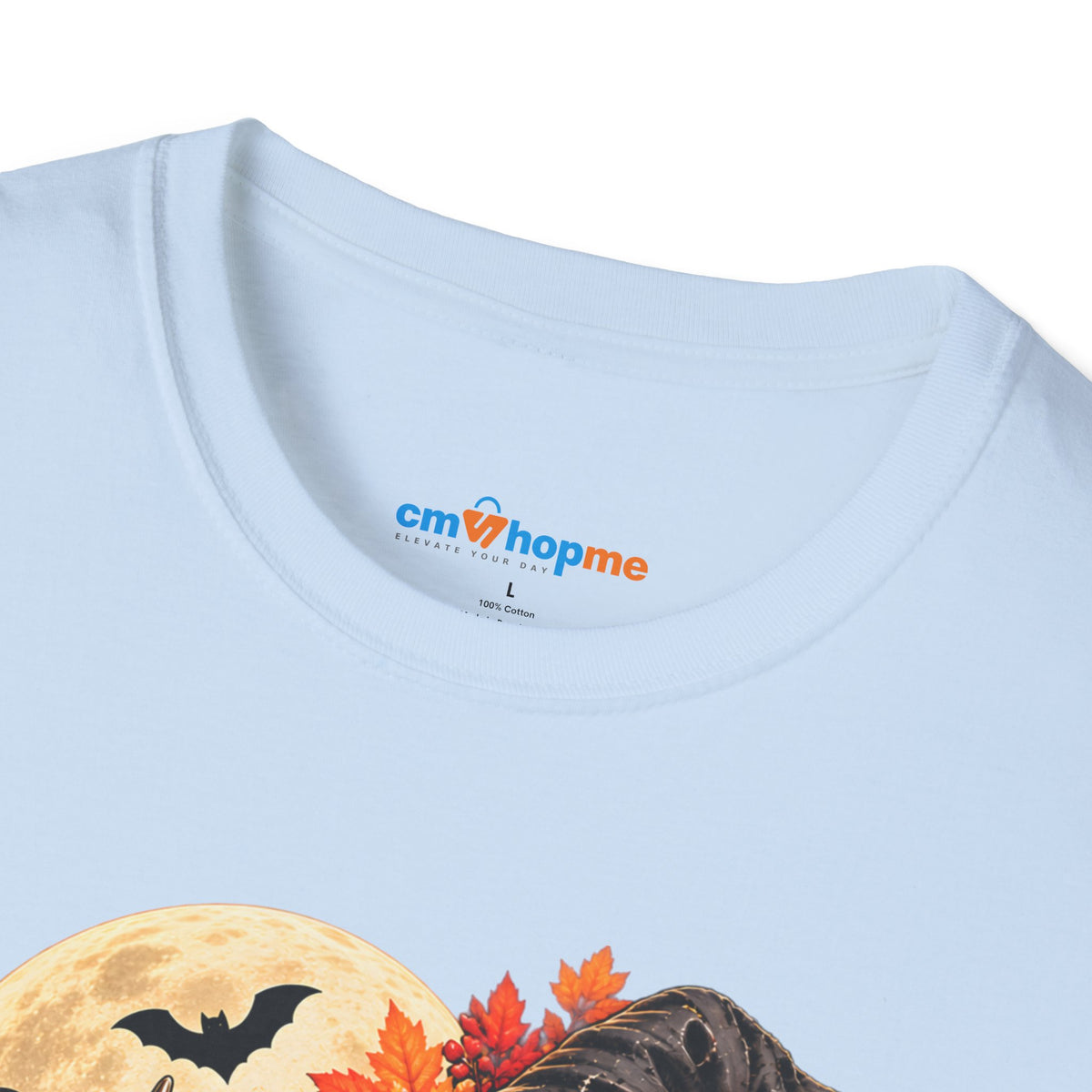 Halloween Scarecrow & Ghost Pumpkin T‑Shirt — Fall Sunflower Spooky Cute Tee