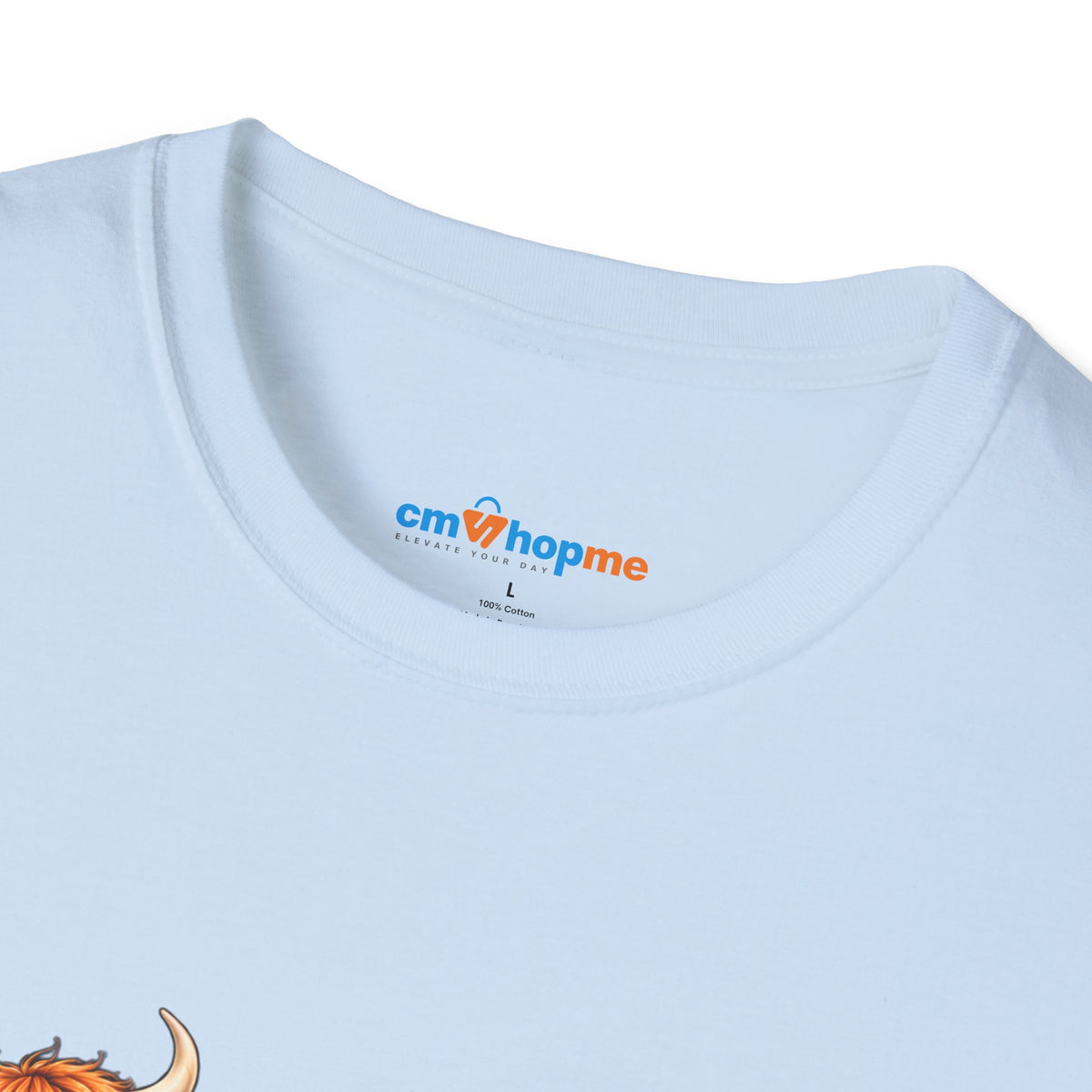 Walking By Faith T-Shirt – Happy Highland Cows Christian Tee
