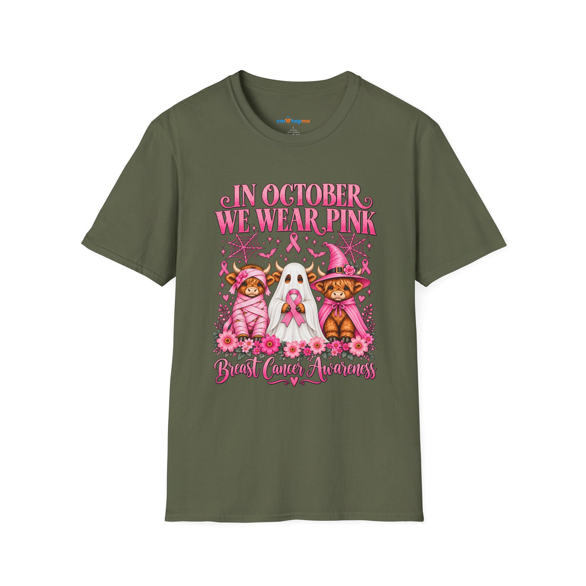 Breast Cancer Awareness T-Shirt — "In October We Wear Pink"