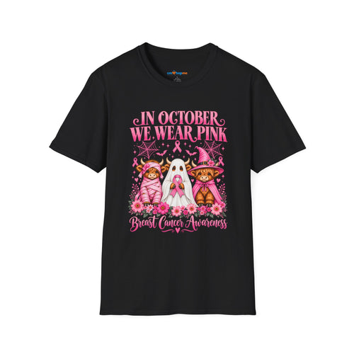 Breast Cancer Awareness T-Shirt — "In October We Wear Pink"