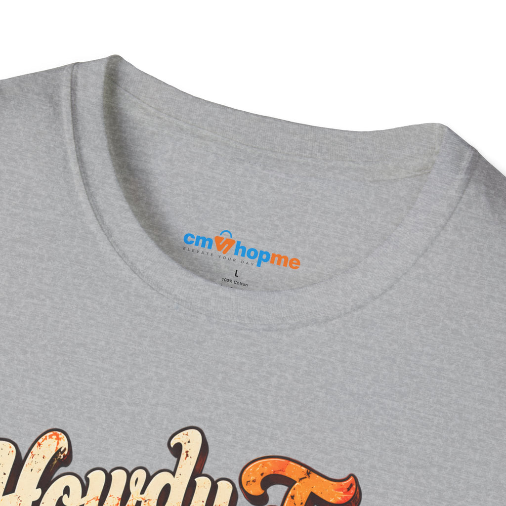 Howdy Fall T‑Shirt — Cute Lion Cub Pumpkin Spice Autumn Tee