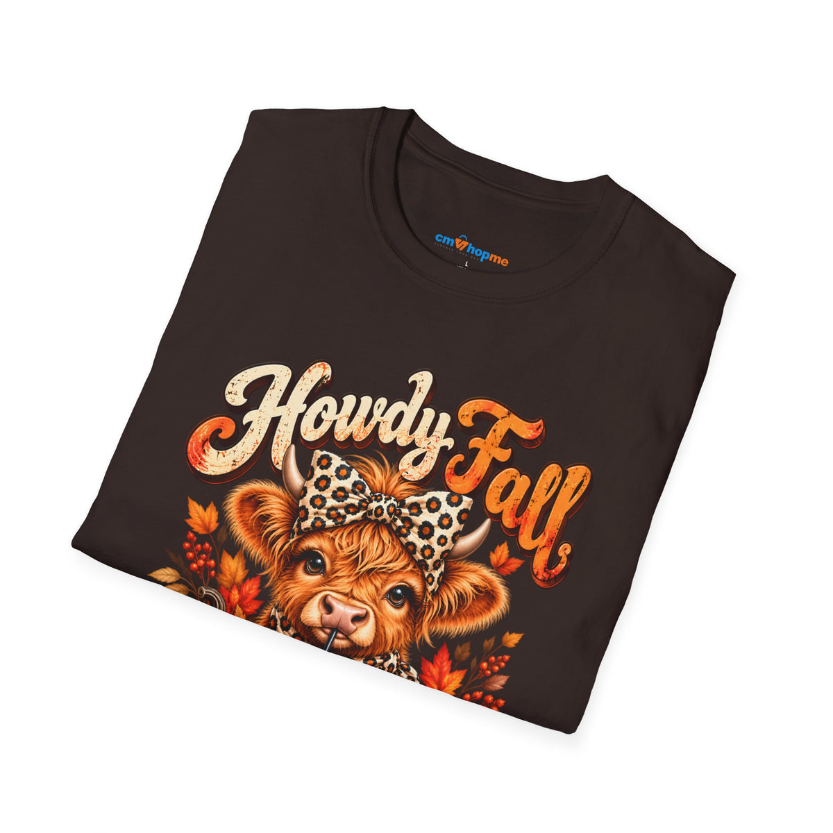 Howdy Fall T‑Shirt — Cute Lion Cub Pumpkin Spice Autumn Tee