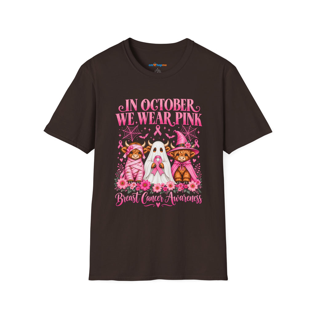 Breast Cancer Awareness T-Shirt — "In October We Wear Pink"