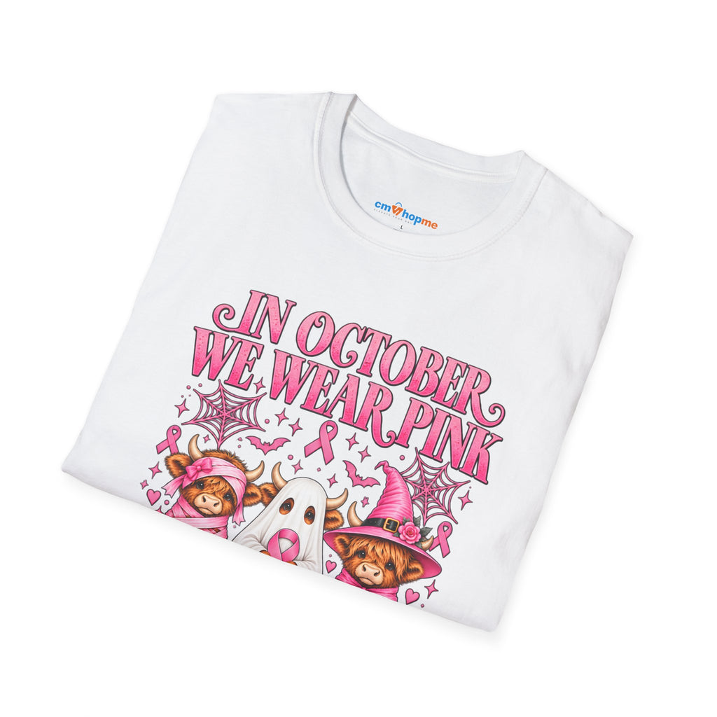 Breast Cancer Awareness T-Shirt — "In October We Wear Pink"