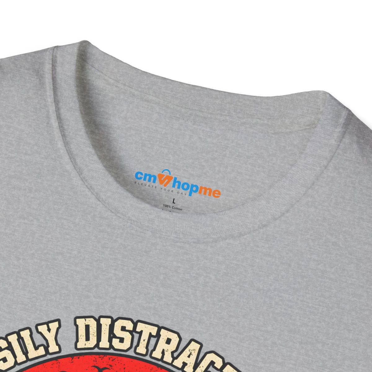 Highland Cows T-Shirt — "Easily Distracted by Highland Cows" Retro Graphic Tee