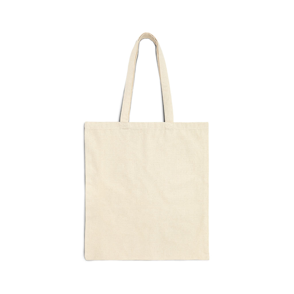 Crazy Highland Cow Lady Canvas Tote - Funny Farm Animal Grocery Bag