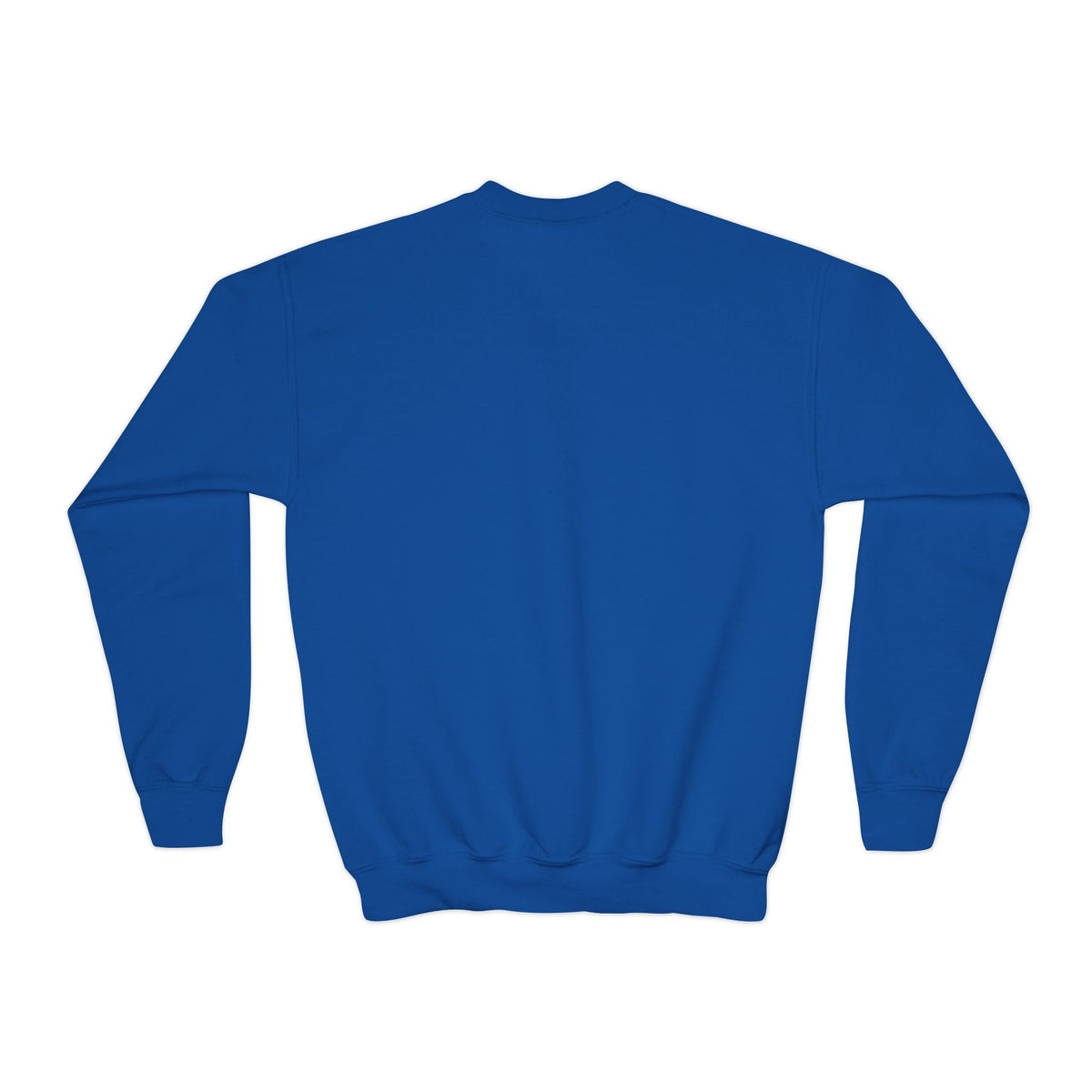 Crazy Highland Cow Lady Youth Crewneck Sweatshirt