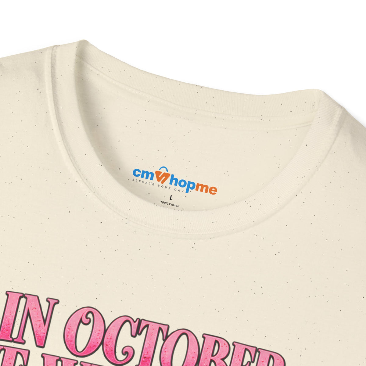 Breast Cancer Awareness T-Shirt — "In October We Wear Pink"