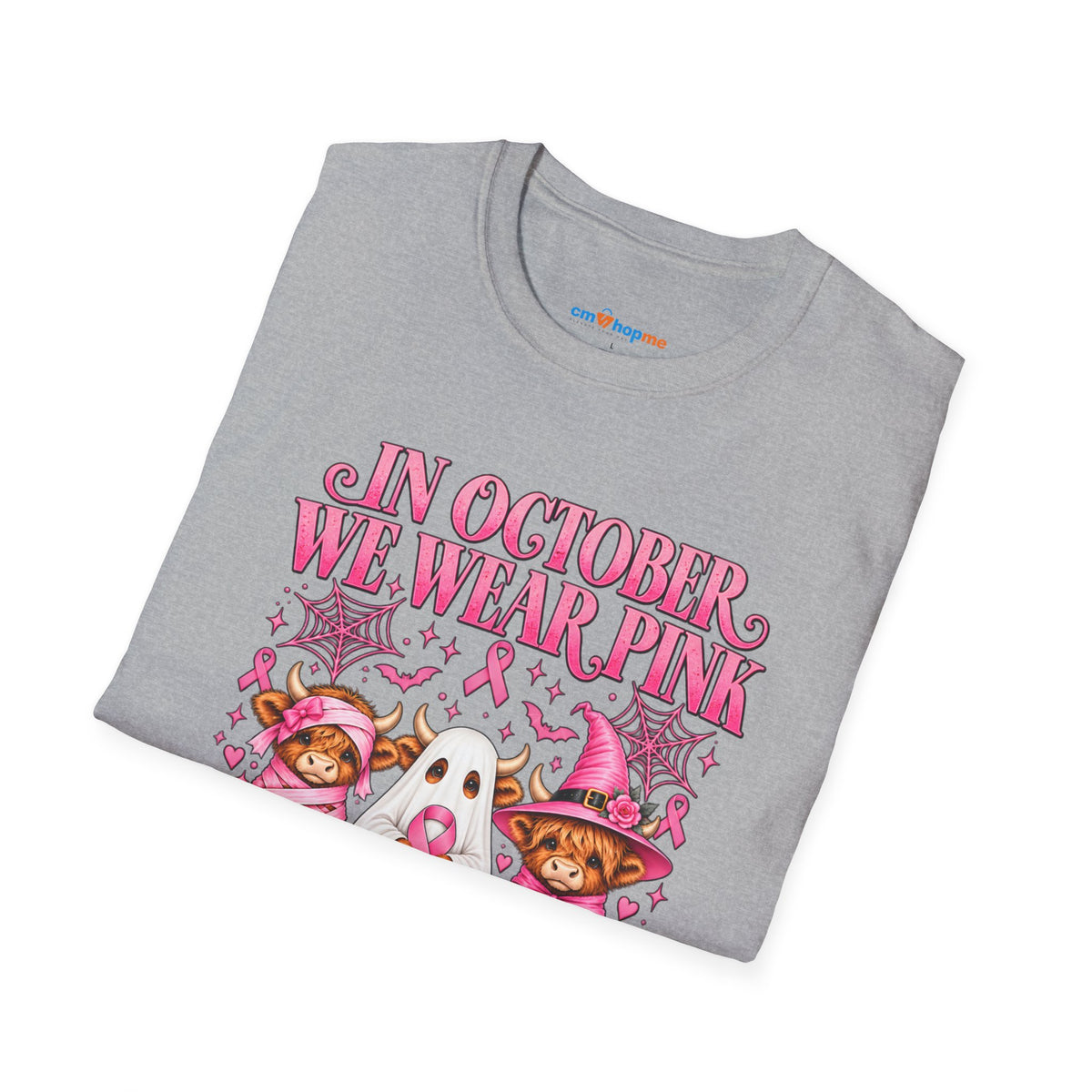 Breast Cancer Awareness T-Shirt — "In October We Wear Pink"