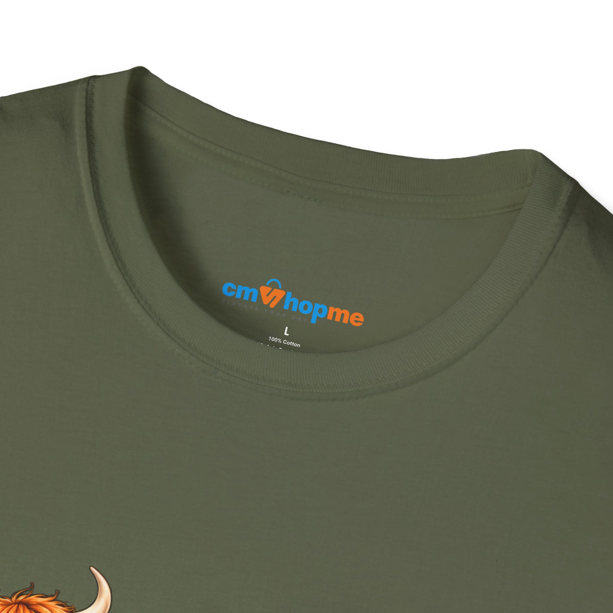 Walking By Faith T-Shirt – Happy Highland Cows Christian Tee